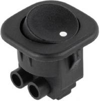 Переключатель MRS-101C2-7-B ON-OFF (6A 250VAC) SPST 2P, черная клавиша
