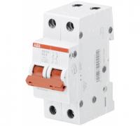 Выключатель врубной ABB 2CDD282101R0063 2пол. SD202/63 рычаг красный