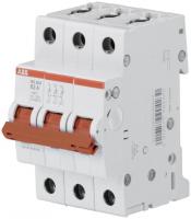 Выключатель врубной ABB 2CDD283101R0063 3пол. SD203/63 рычаг красный