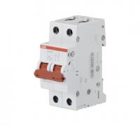 Выключатель врубной ABB 2CDD282101R0025 2пол. SD202/25 рычаг красный