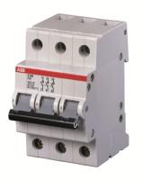 Выключатель врубной ABB 2CDE283001R0080 3 пол.E203R/80А рычаг красный